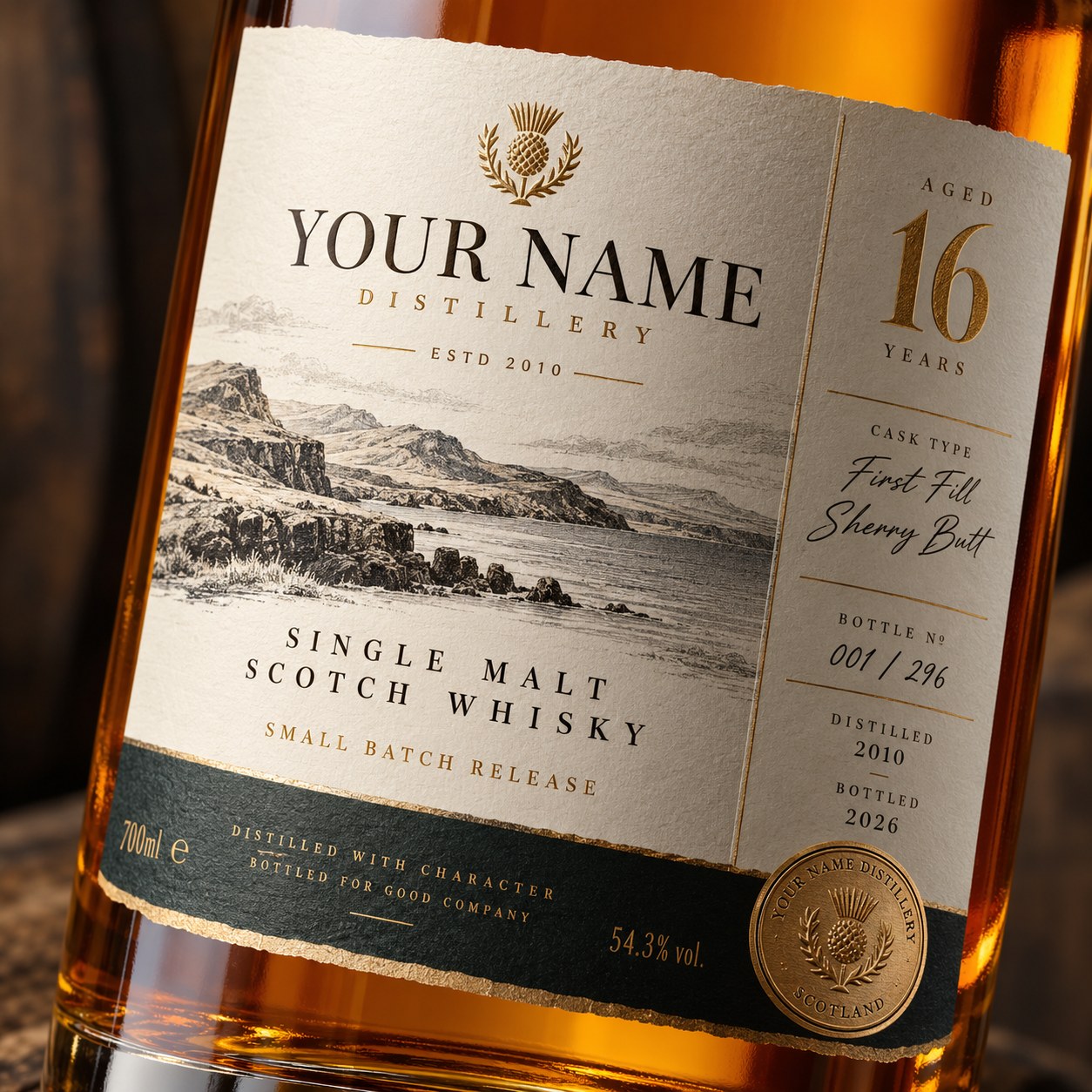 Label design